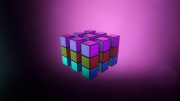 Cube to sphere animation