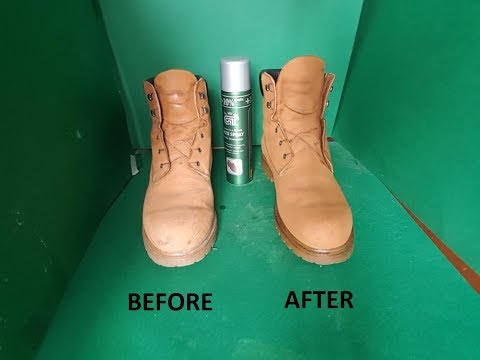 كيفية تنظيف الأحذية الجلدية nubuck
