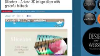 Awesome CSS3 3D Image Slider  With Flickr! Low BY MD jahid hasan
