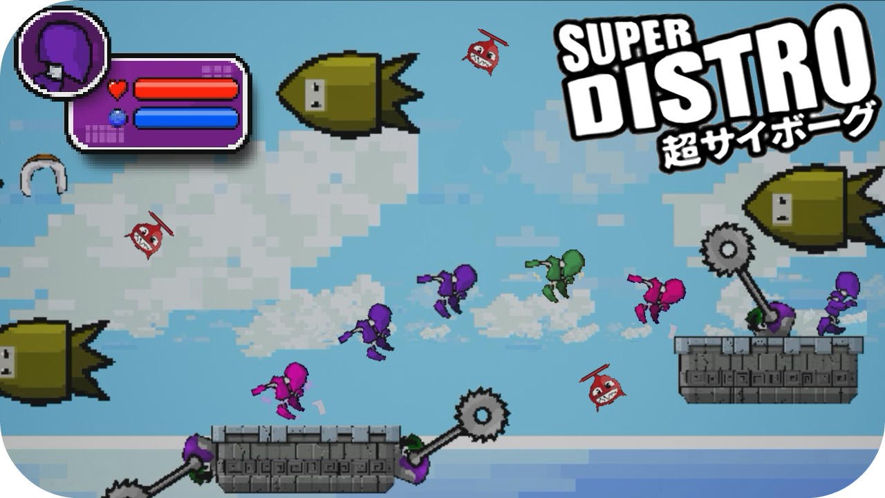 SUPER DISTRO Gameplay PC - YouTube
