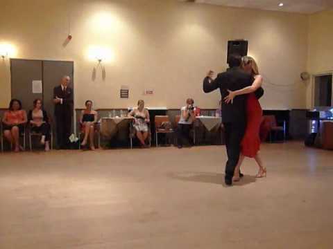 Claire Loewe and Gabriel Marino - milonga - La Trampera