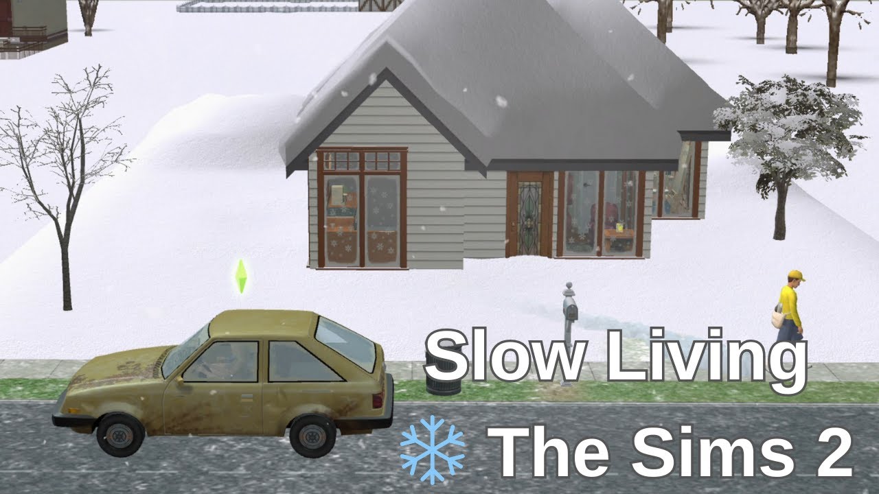 A Cozy Winter Day in The Sims 2 ❄️ | Cinematic Gameplay & Daily Life