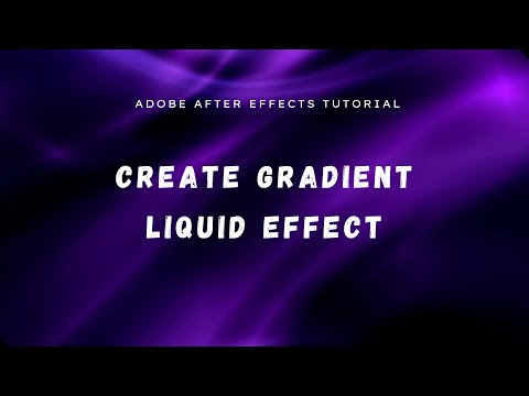 Adobe After Effects – Create 4 Color Liquid Gradient Effect