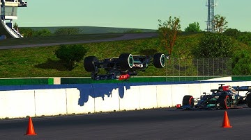 CALL the PARAMEDICS (#17)...SO CLOSE to the wall, EPIC crash @ HOCKENHEIM | iRacing AI