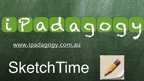 iPadagogy - App Review - Sketch Time Tutorial