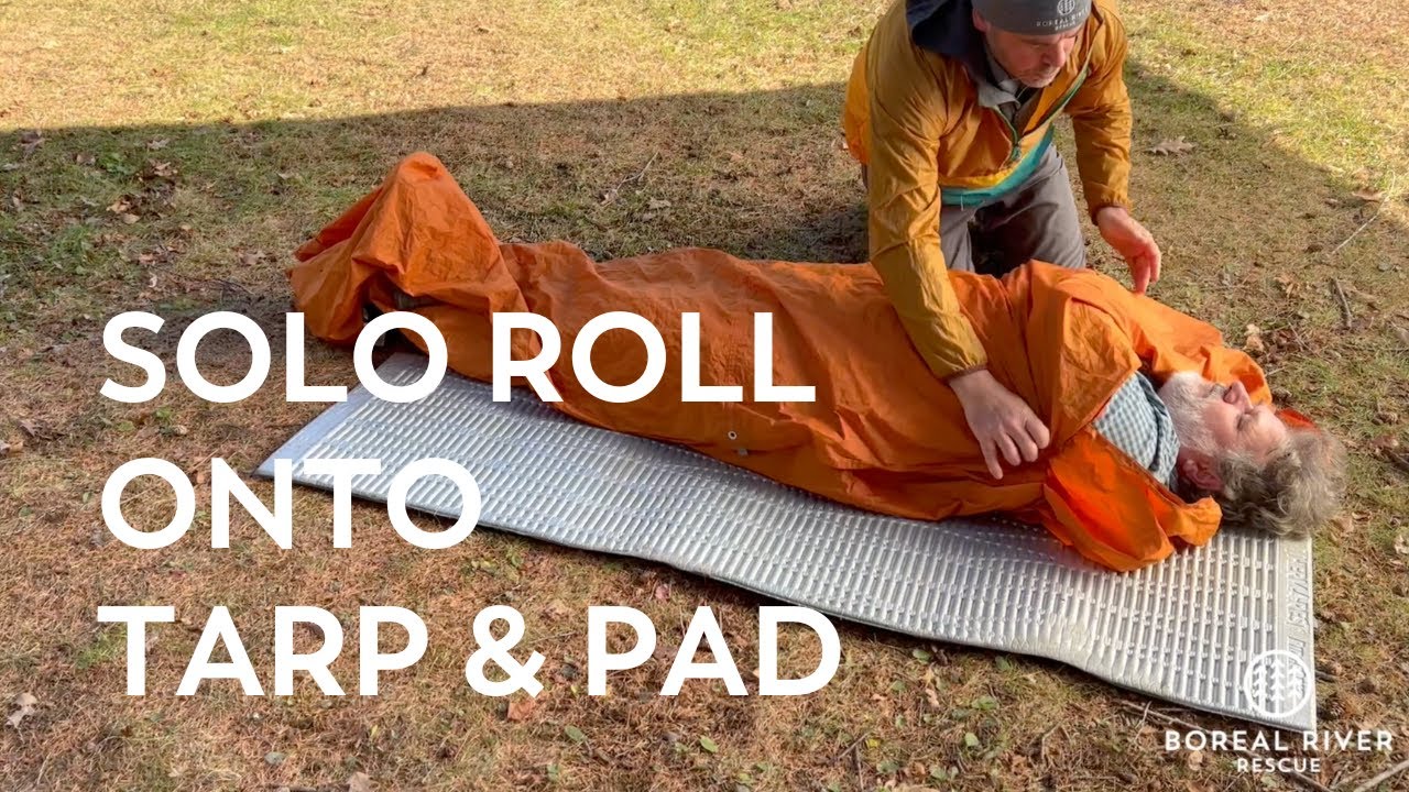 Solo roll onto tarp and pad (aka SROTAP!) - YouTube