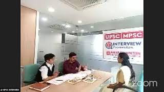 PRIYANKA BAIS, PSI | Mock Interview 2020 Batch I  By Ram Wagh Sir & Adv. Renuka Damani Mam @Aakar