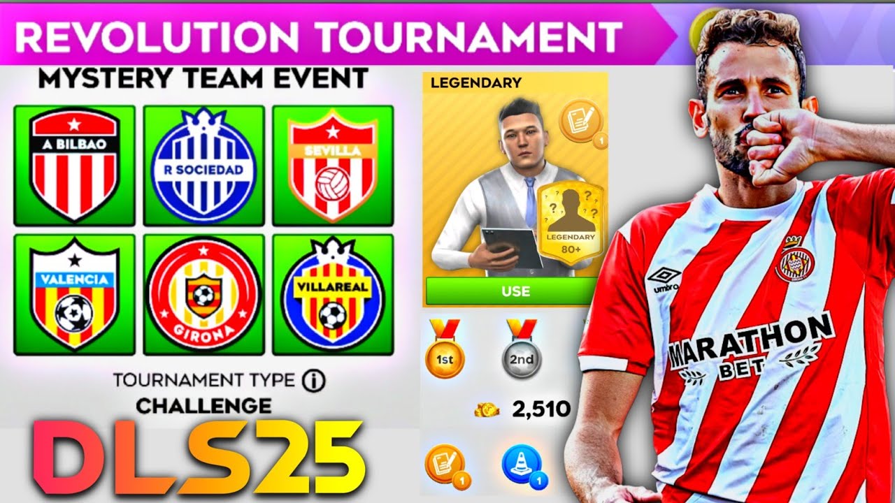 DLS 25 MYSTERY TEAM CHALLENGE! | REVOLUTION TOURNAMENT IN DREAM LEAGUE SOCCER 2025