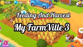 FEEDING AND HARVEST MY FARMVILLE 3 GAMING || JANDI WAP screenshot 4