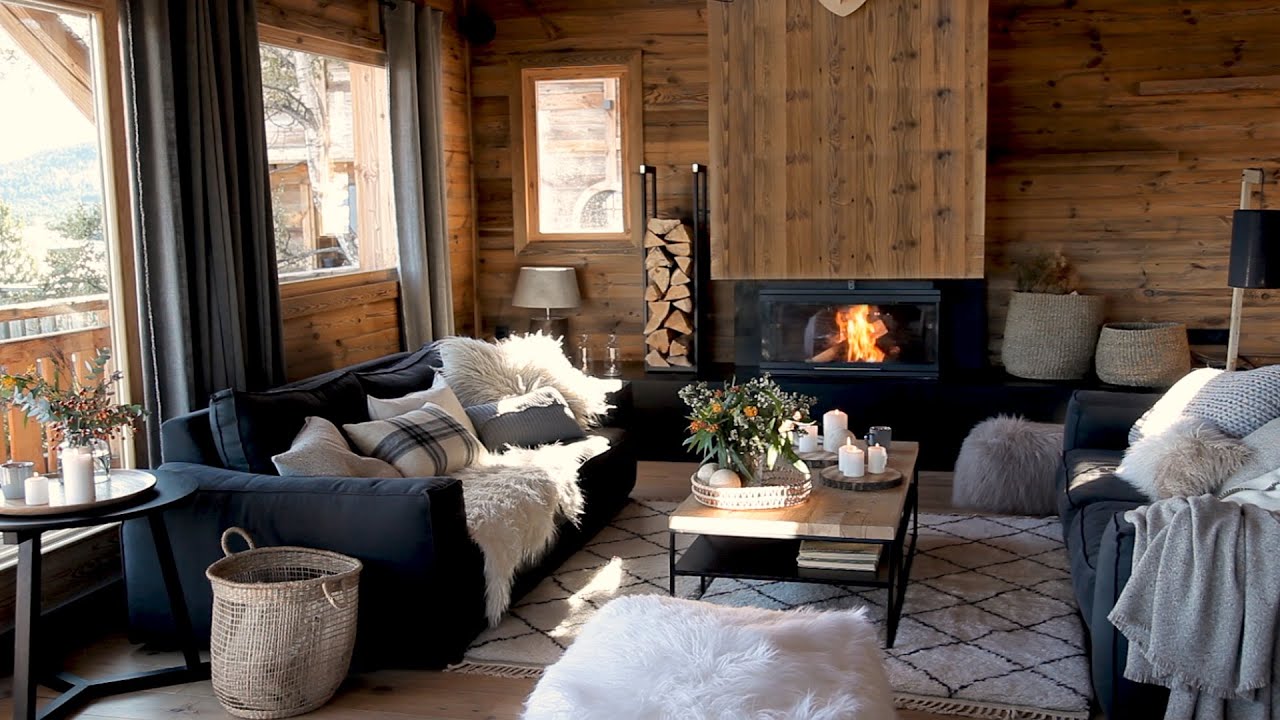 House tour: una preciosa cabaña de madera, image size:1280x720