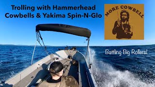 Trolling Lake Champlain with Hammerhead Cowbells & Yakima SpinNGlo