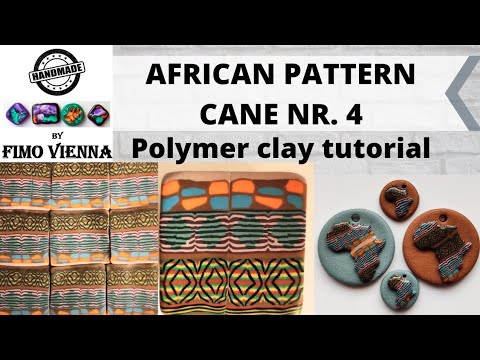 Video: How To Make African Beads From Polymer Clay