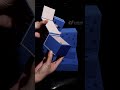 Highendgiftpackagingsolutionfor holiday promotion and festival sales-BLUE CUTOUT PATTERN JEWELRY BOX