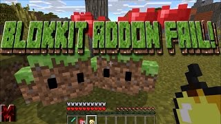 Minecraft  Windows 10 Edition Mod & Addon Showcase Blokkit Addon Fail! screenshot 1
