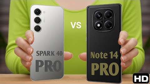 Tecno Spark 40 Pro vs Redmi Note 14 Pro