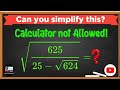 A Nice Square Root Math Simplification Problem | Hardest Math Olympiad Problems