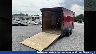 Unbelievable 2026 Homesteader  Cargo Trailer For Sale in Mount Vernon, IL