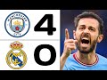 Manchester City Vs Real Madrid 4 0 Full Highlights Goals UCL 2023