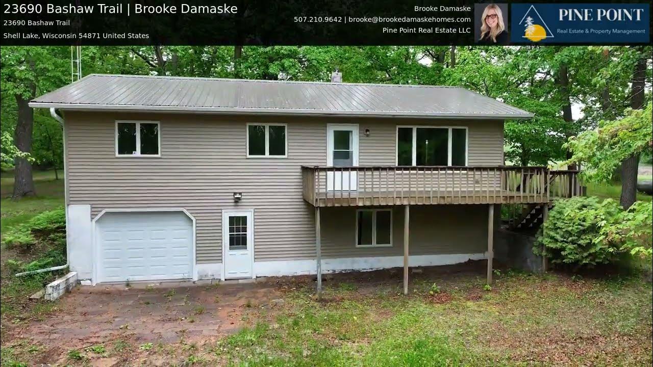 Shell Lake, Wisconsin Home for Sale 23690 Bashaw Trail Brooke