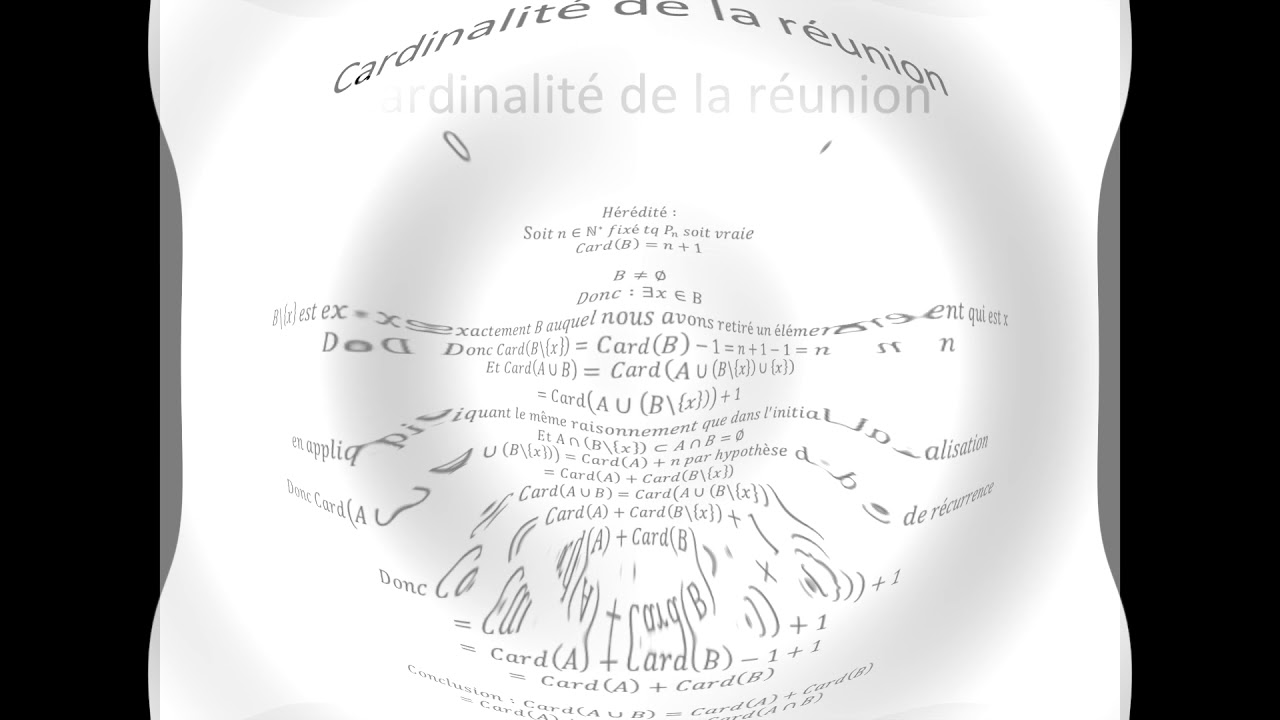Cardinalité partie 2 : Cardinalité de la réunion - YouTube