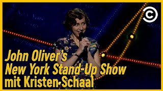 Comedy-Queen Kristen Schaal Bei John Olivers New York Stand-Up Show Comedy Central Deutschland