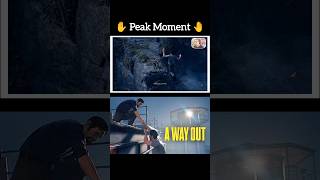 Peak Gaming Moment ✋️🤚 #actionadventuregames #awayout #teamwork #prisonescape #absolutecinema