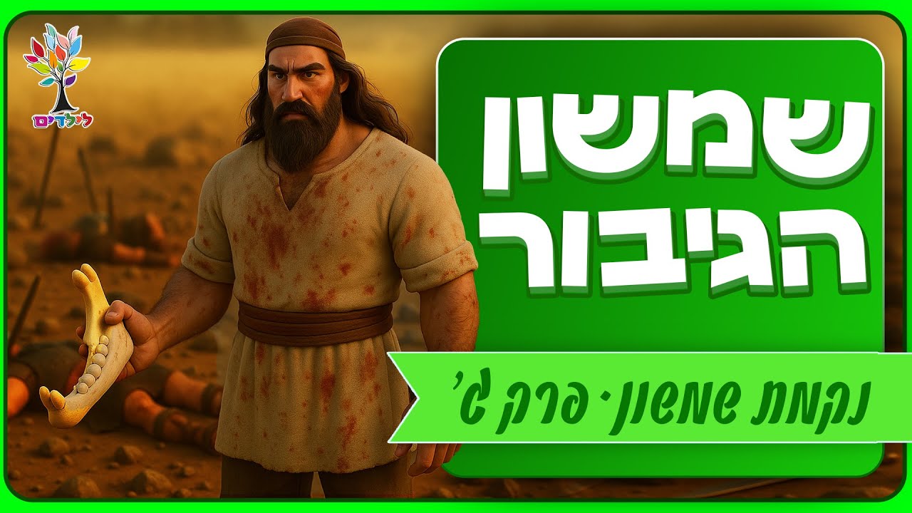 סיפורי תנ״ך לילדים | שמשון הגיבור - פרק ג - נקמת שמשון - בהמחשת AI מיוחדת ומרתקת