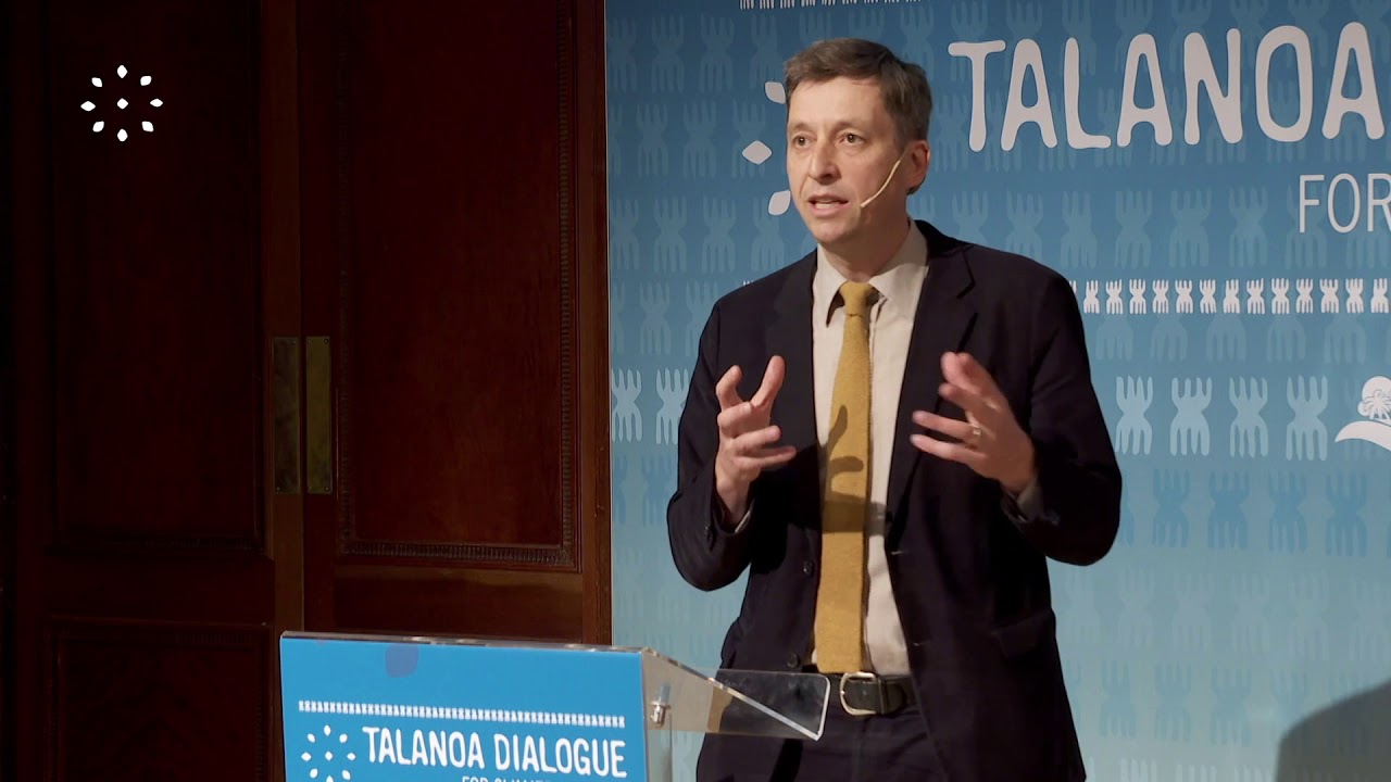 Nick Bridge at the Talanoa Talks