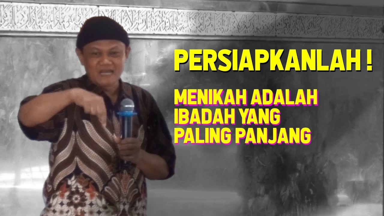 Ketika menunda pernikahan itu boleh - Ust. Cahyadi Takariawan | EVIO Multimedia