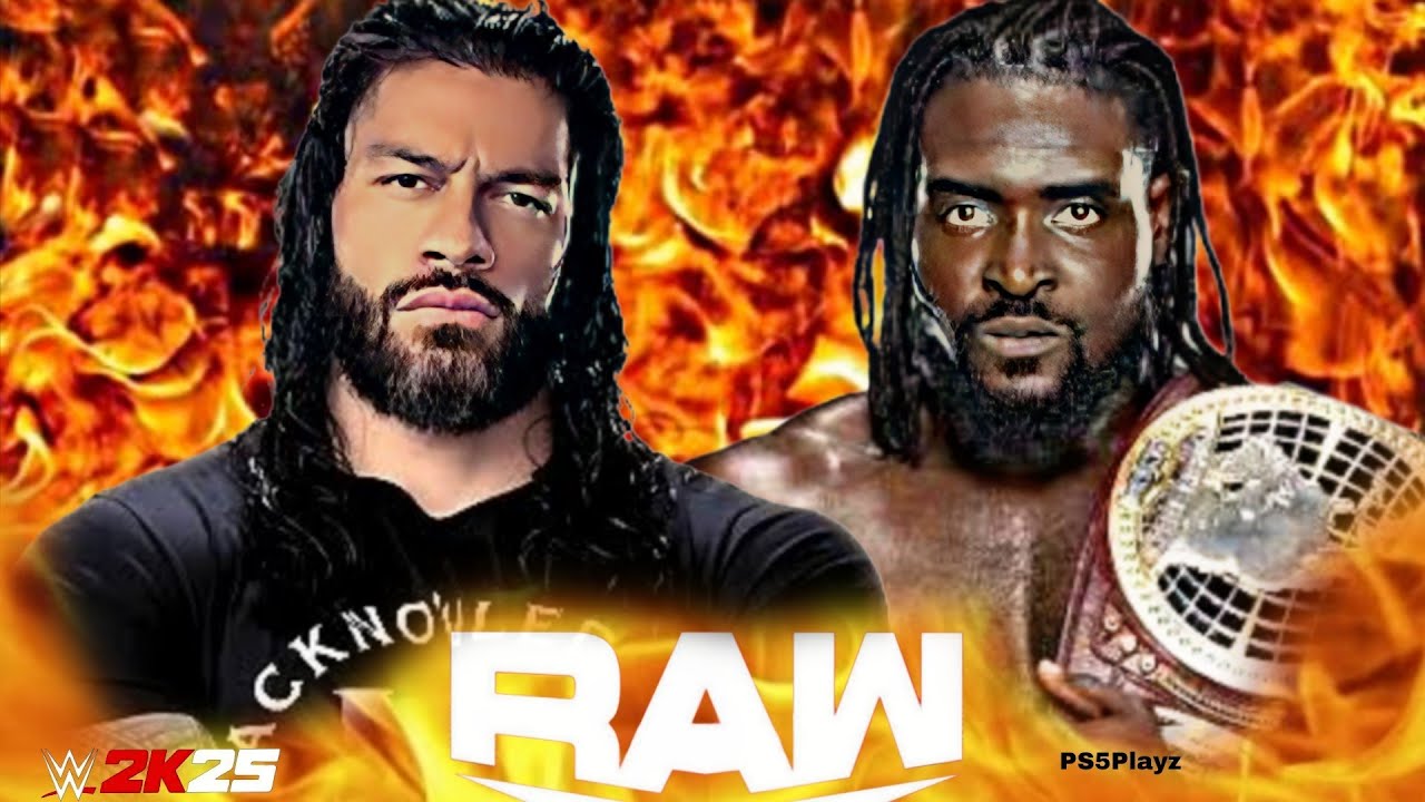Roman Reigns vs Oba Femi Wwe Raw 25 Feb 2026 Extreme Rules WWE2k25 - PS5 4K Game Play