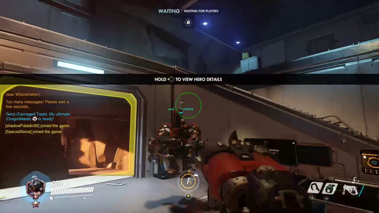 Overwatch:  roadhog hooked soldier 76 and he did something funny!