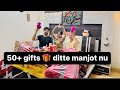 50 gifts ditte manjot nu birt.ay te