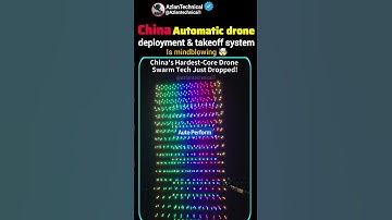 China’s Drone Swarm auto deployment & takeoff Tech is Terrifying #ai #drone