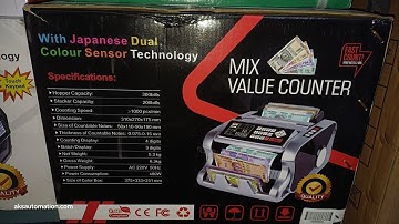 How to Calibrate a Mix Note Counting Machine | Mix Value Cash Counting Machine Calibration Guide