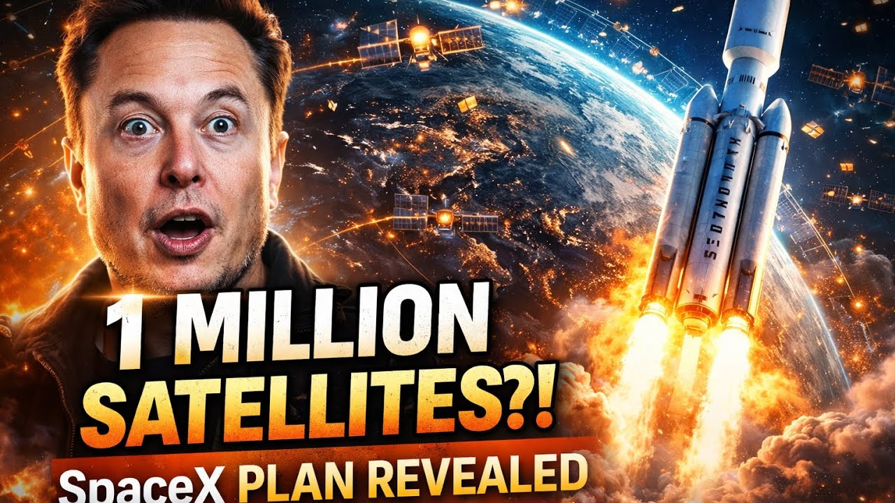 1 MILLION SATELLITES?!SpacaX PLAN REVEALED