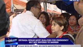 Is Erap torn between Binay, Poe for 2016?