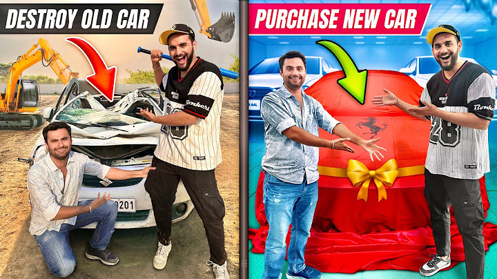 I destroyed my cameraman’s OLD CAR & GIFTED him a NEW CAR😱