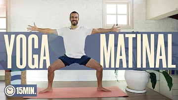 Yoga pela manhã: uma prática matinal para despertar - 15min | Carlo Guaragna Yoga