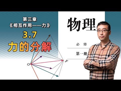 3.7 力的分解 【李永乐老师高中物理】