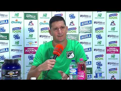 Rueda de prensa del Deportivo Cali tras el partido frente al Deportes Tolima