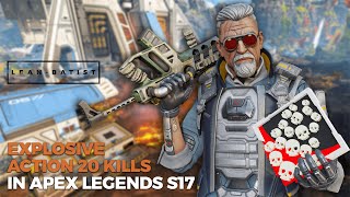 BALLISTIC INSANE MATCH 20 KILLS (Apex Legends Gameplay Season 17) (20 kills bomb badge)