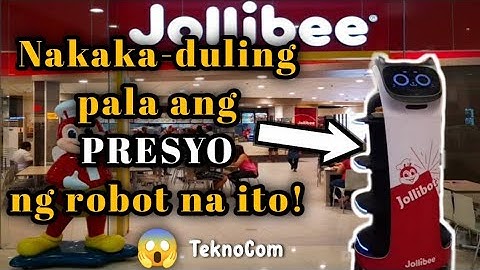 Robot Server sa Jollibee at Dunkin donuts 🤖