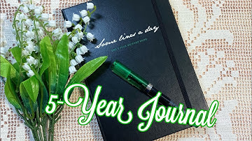 How I Started My 5-Year Journal - Chatty Video (Leuchtturm1917 and DIY Moleskine)