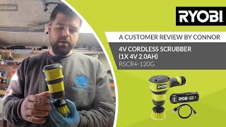 4V USB Lithium Cordless Scrubber (1x 4V 2.0Ah) RYOBI® - Connors opinion