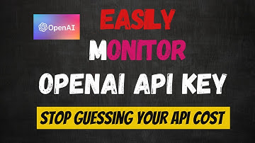 STOP 🛑 Guessing Cost Per API key | Monitor your OpenAI API usage in COOL Dashboards