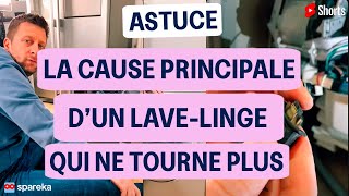 La cause principale lorsqu’un lavelinge ne tourne plus ! #panne #lavelinge #reparations #tutorial