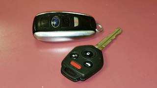 EASIEST Subaru Key and Fob Battery Change. No Tools needed!