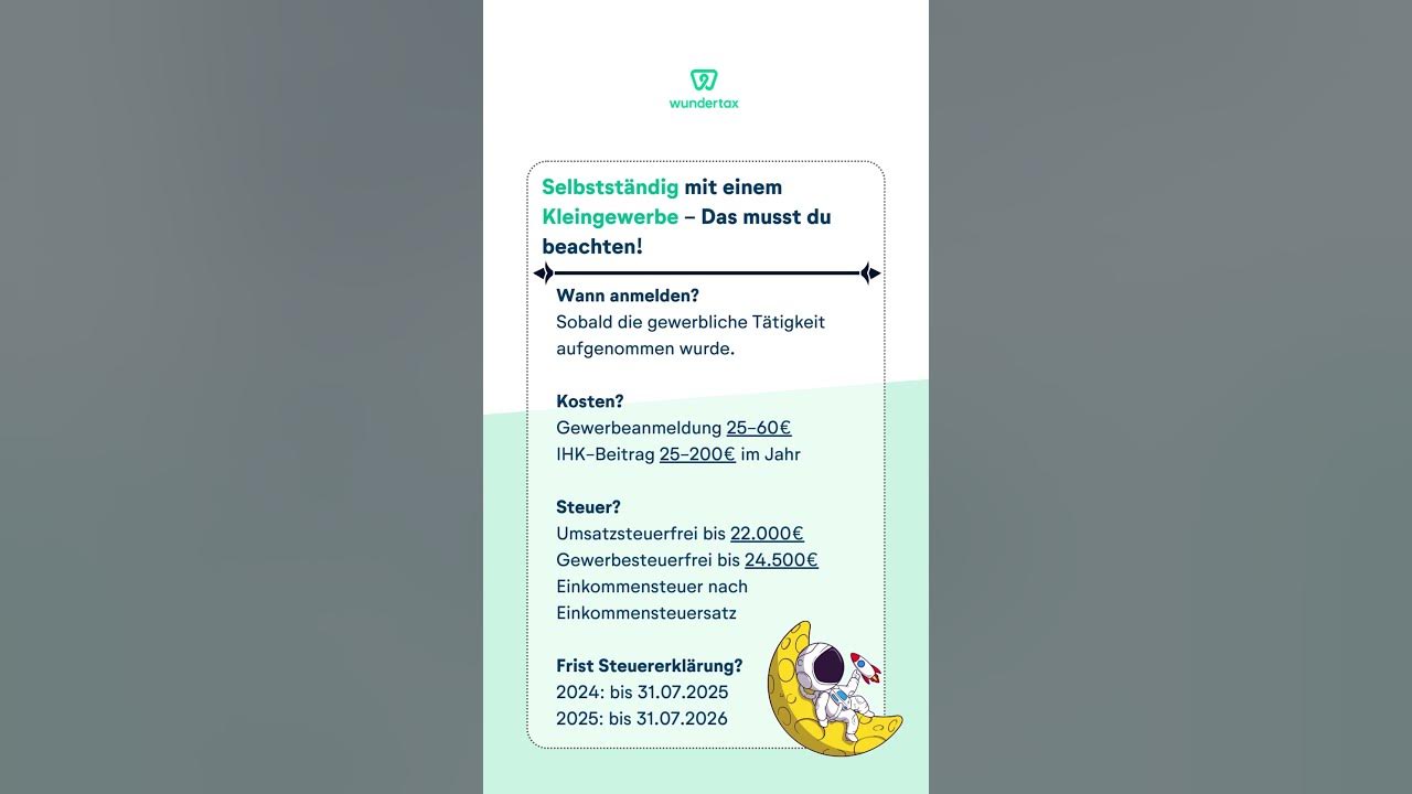 vollzeitjob nebenjob und kleingewerbe