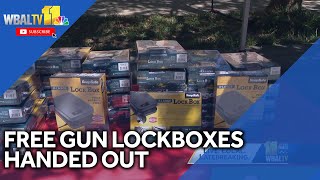 Groups Host Free Gun Lockbox Giveaway In Baltimore