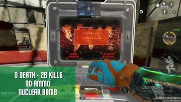 COD: Mobile 0 Deaths - 28 Kills | Melee KIlls | Nuclear BOMB |  NO AMMO | Killhouse | TEAM DEMON